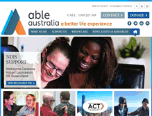 Tablet Screenshot of ableaustralia.org.au